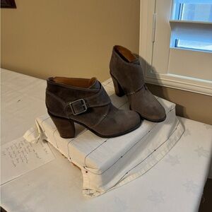 LUCKY BRAND Micki Suede Ankle Boots Size 8.5